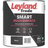 Leyland Trade Smart Eggshell Black Emulsion Multi-Surface Paint 2.5Ltr (598PT)
