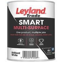 Leyland Trade Smart Eggshell Brilliant White Emulsion Smart Multi-Surface Paint 750ml (919PT)