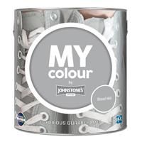 MY colour by Johnstone/'s - Luxurious Durable Matt - Steel Mill - Colour Intense Technology - 2.5L