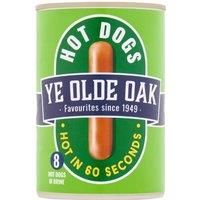 Ye Olde Oak 8 Hot Dogs in Brine 400g