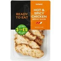 Iceland Hot & Spicy Chicken Breast Slices 180g (10% Extra Free)