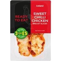 Iceland Ready to Eat Chicken Sweet Chilli Breast Slices 160g + 10% Extra Free