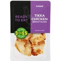 Iceland Ready to Eat Chicken Tikka Breast Slices 160g + 10% Extra Free