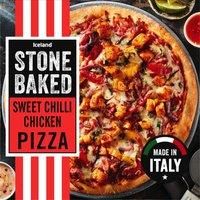 Iceland Stonebaked Sweet Chilli Chicken Pizza 382g