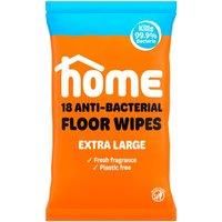 HOME 18pk Anti-Bacterial Extra Large Floor Wipes