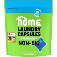 HOME Spring Fresh Non-Bio Laundry Capsules 22 Washes