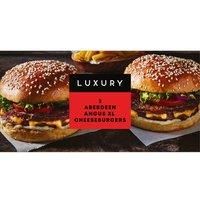 Iceland Luxury Aberdeen Angus XL Cheeseburgers 366g