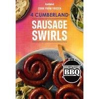 Iceland 4 Cumberland Sausage Swirls 360g
