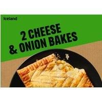 Iceland 2 Cheese & Onion Bakes 280g