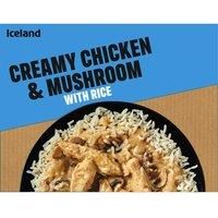 Iceland Creamy Chicken & Mushroom with Rice 400g