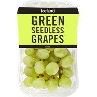 Iceland Green Seedless Grapes 350g
