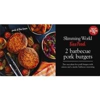 Slimming World 2 Barbecue Pork Burgers 340g