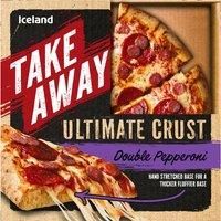 Iceland Takeaway Ultimate Crust Double Pepperoni 430g