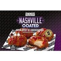 Sides Nashville Coated Hot & Spicy XL Chicken Ribs with Sticky Hot Garlic Sauce 490g