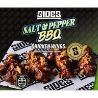 Sides Salt & Pepper Bbq Chicken Wings with Crispy Fried Onions 425g