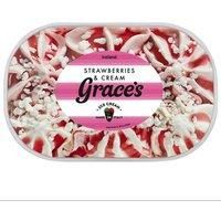 Iceland Grace's Strawberries & Cream Ice Cream 900ml