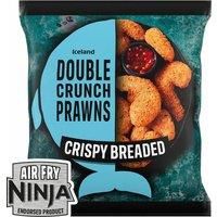 Iceland Double Crunch Prawns Crispy Breaded 300g