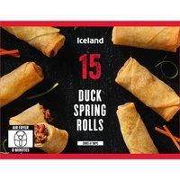 Iceland 15 (APPROX.) Duck Spring Rolls 270g