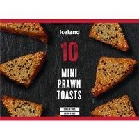 Iceland 10 Mini Prawn Toasts 150g