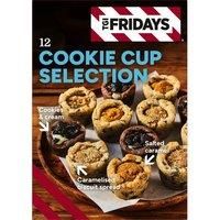 TGI Fridays 12 Cookie Cup Selection 420g