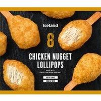 Iceland 8 Chicken Nugget Lollipops 160g