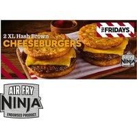TGI Fridays 2 XL Hash Brown Cheeseburgers 340g