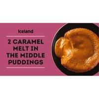Iceland 2 Caramel Melt in the Middle Puddings 140g
