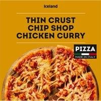 Iceland Thin Crust Chip Shop Chicken Curry 314g