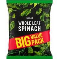 Iceland Whole Leaf Spinach 1kg