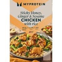 Myprotein Sticky Honey, Ginger & Sesame Chicken with Rice 350g