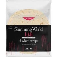 Slimming World 5 White Tortilla Wraps 330g