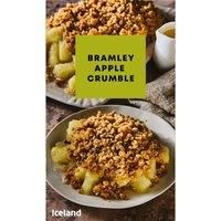 Iceland Bramley Apple Crumble 470g
