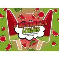 Iceland 5 Watermelon Lollies 275g