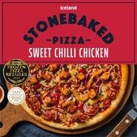 Iceland Stonebaked Sweet Chilli Chicken Pizza 364g
