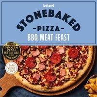 Iceland Stonebaked BBQ Meat Feast Pizza 355g