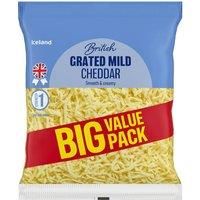 Iceland Grated Mild Cheddar 500g