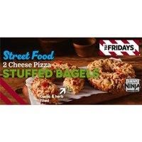 TGI Fridays 2 Cheese Pizza Stuffed Bagels 210g