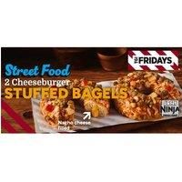 TGI Fridays 2 Cheeseburger Stuffed Bagels 210g
