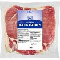 Iceland Unsmoked Back Bacon 2kg