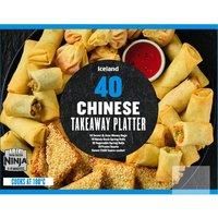Iceland 40 (Approx.) Chinese Takeaway Platter 760g