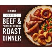 Iceland Beef & Yorkshire Pudding Roast Dinner 450g