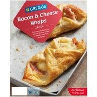Greggs 2 Bacon & Cheese Wraps 218g