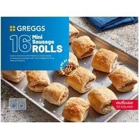 Greggs 16 Mini Sausage Rolls 433g