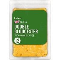 Iceland Double Gloucester with Onion and Chives 200g