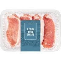 Iceland 4 Pork Loin Steaks 500g