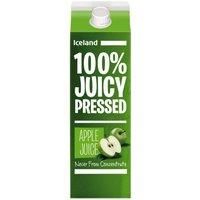 Iceland 100% Juicy Pressed Apple Juice Never from Concentrate 1l