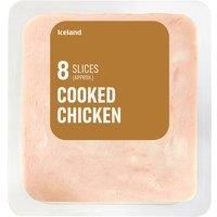 Iceland 10 Slices (approx.) Cooked Chicken 115g
