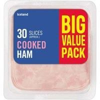 Iceland 30 Slices (approx.) Cooked Ham 350g
