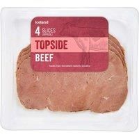 Iceland 4 Slices (approx.) Topside Beef 100g