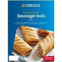 Greggs 4 Sausage Rolls 427g